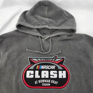 NASCAR 2025 Clash Bowman Gray Stadium Hoodie Mens XL‎ Gray Pullover Sweatshirt